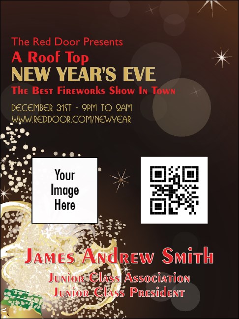 Champagne Bistro Economy Event Badge Product Front