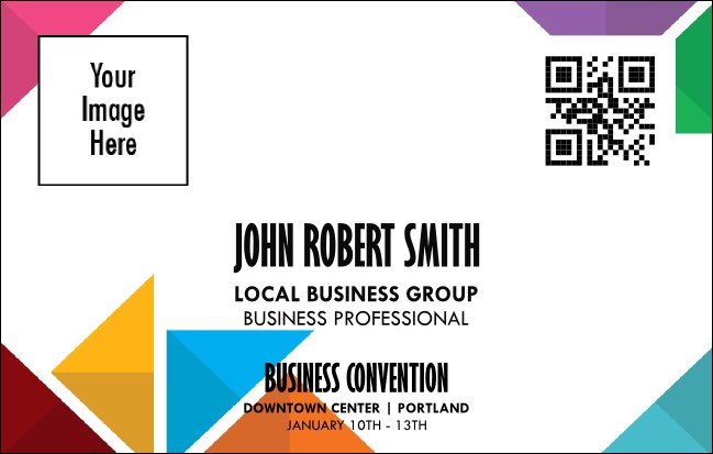 Conference Series: All Purpose Triangles VIP Event Badge Medium