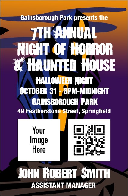 Haunted House VIP Event Badge Small