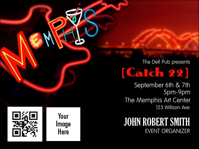 Memphis Color Economy Event Badge