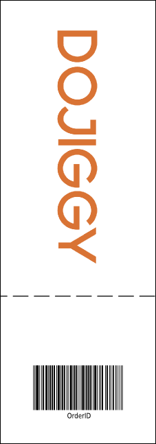 Winter Festival Event Ticket Product Back