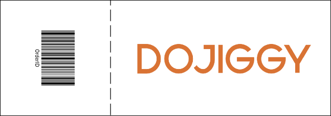 MMA Sword Blue Event Ticket Product Back