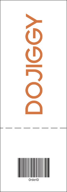 Versus Black Event Ticket Product Back