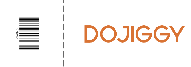 MMA Main Event Brown Event Ticket Product Back