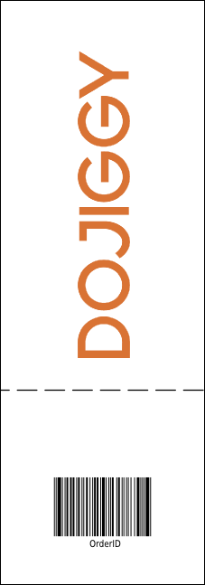 Sports Ticket 002 Purple & Yellow Product Back