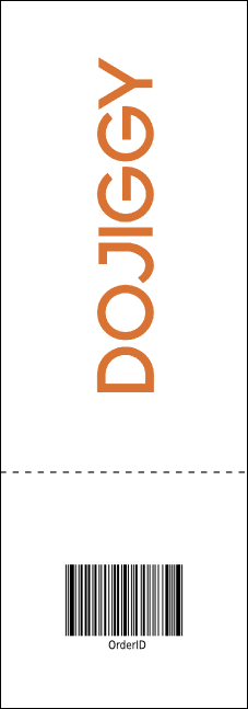 Holiday Tree Event Ticket Product Back