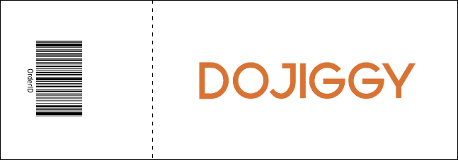 Art Canvas Event Ticket Product Back