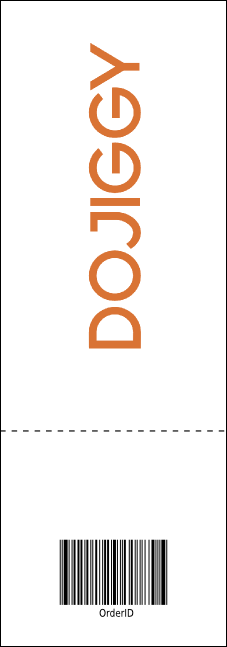 Bucking Bronco Rodeo Event Ticket Product Back