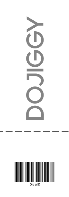 Montreal General Admission Ticket (black and white) Product Back