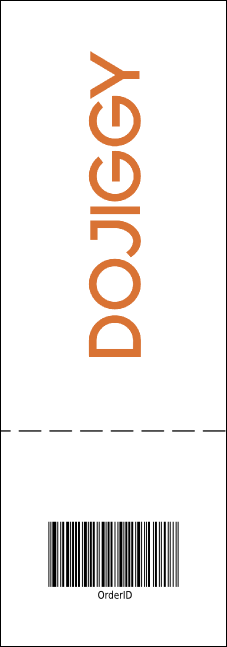 Disco Event Ticket Product Back