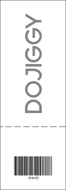 San Francisco Event Ticket (black & white) Product Back