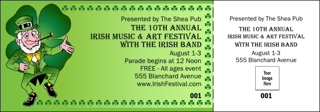 St. Patrick's Day General Admission Ticket 005 Product Front