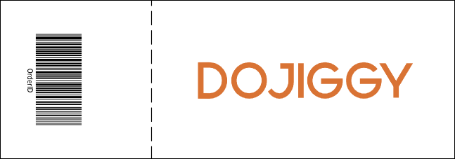 Fall Leaf General Admission Ticket 001 Product Back