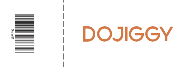 Playful Christmas General Admission Ticket 002 Product Back