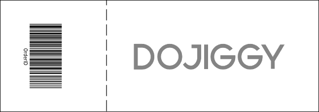 Year General Admission Ticket (Black) Product Back