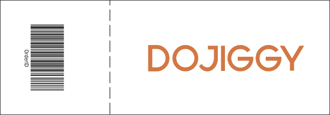 General Concert Ticket 003 Product Back