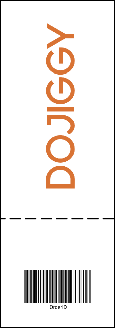 Green Squares Ticket Product Back