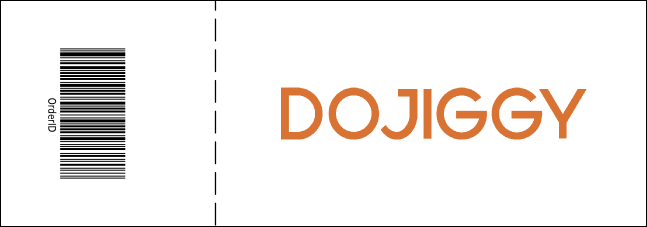 General Concert Ticket 202 Green Product Back