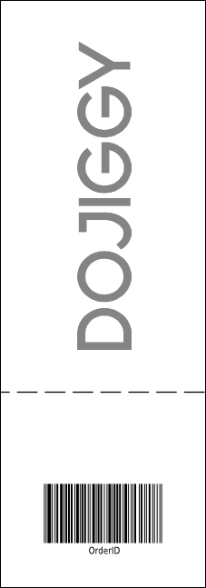 Jazz Concert Event Ticket (Black and White) Product Back