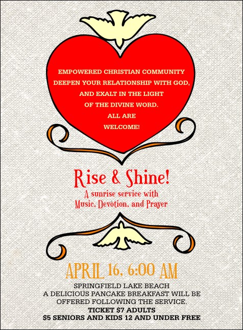 Big Heart Invitation Product Front