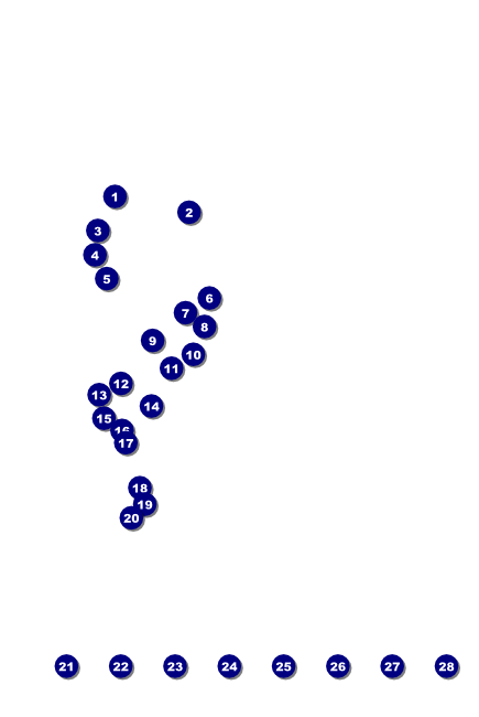 California Poster (Pink and Yellow) Front Field Markers