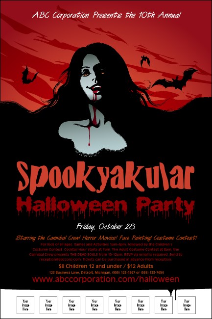 Sexy Vampire Logo Poster Product Front