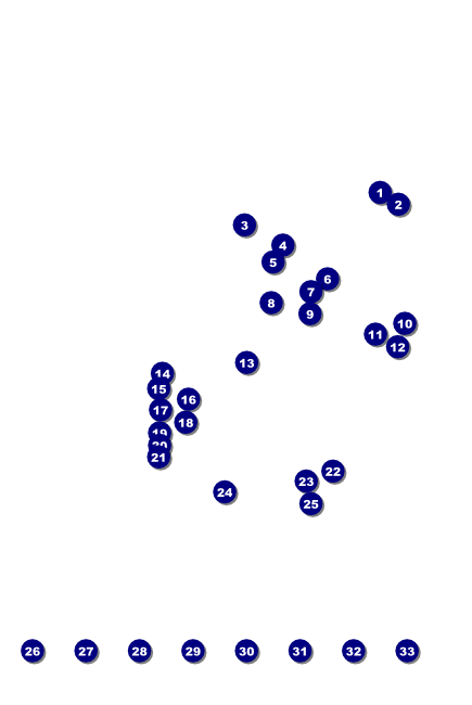 Montreal Poster (black and white) Front Field Markers