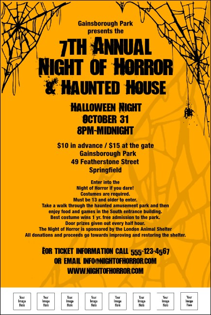 Spider Web Poster 004 Product Front