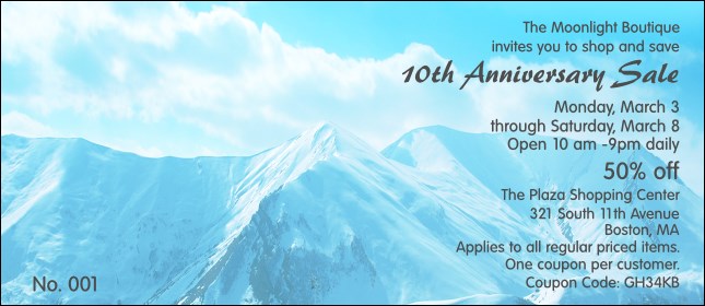 Mountain Coupon 1 Product Front