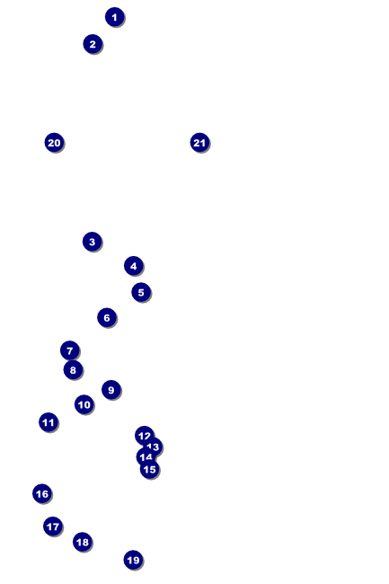 Sports Poster 002 in Maroon and Gold Front Field Markers