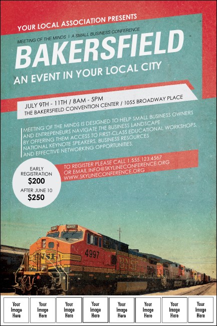 Bakersfield Logo Poster Product Front