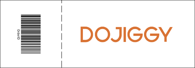 Nature Series - Green Leaves Raffle Ticket Product Back