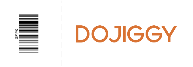 Art Fair Raffle Ticket Product Back