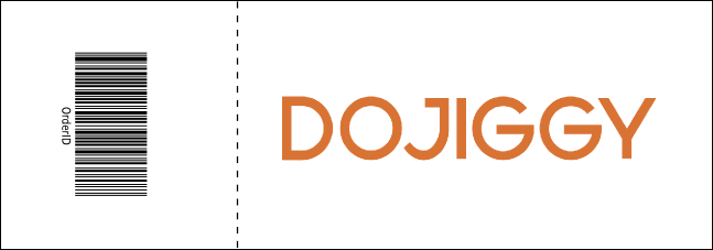 School Carnival Raffle Ticket Product Back