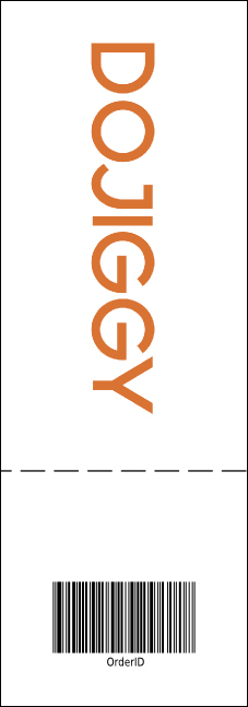 Valentine Heart Raffle Ticket Product Back