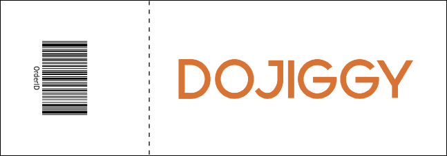 Hockey Faceoff Raffle Ticket Product Back