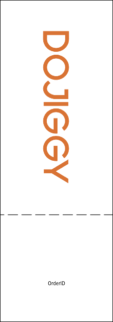 Dance Recital Raffle Ticket Product Back