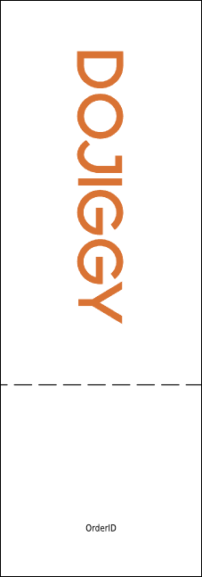 Your Photo Concert Black and Red Raffle Ticket Product Back