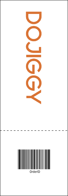 Hanukkah Abstract Raffle Ticket Product Back