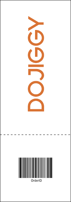 Holiday Gift Raffle Ticket Product Back