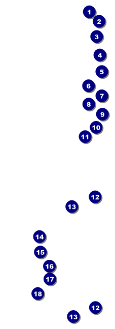 Atlanta Raffle Ticket Front Field Markers