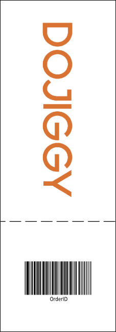 San Diego Raffle Ticket with stub Product Back