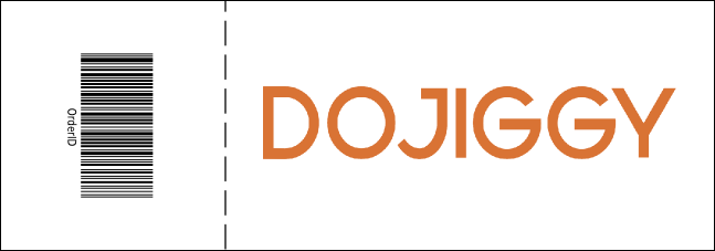 Christmas Reindeer Raffle Ticket 001 Product Back