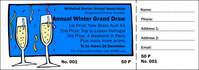 Celebration Raffle Ticket 002 Product Front