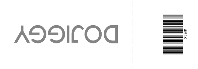 Jazz Concert Raffle Ticket (Black and White) Product Back