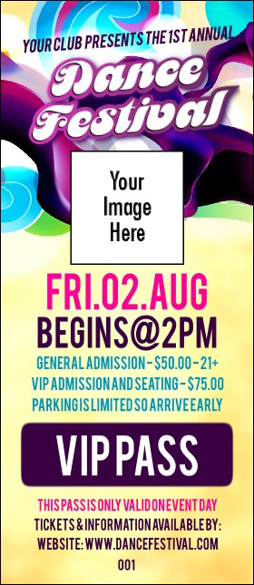 Disco Dance Festival VIP Pass Product Front