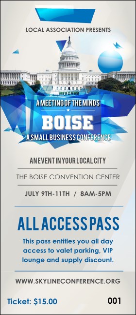 Boise VIP Pass Product Front