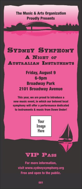 Sydney VIP Pass (Pink) Product Front