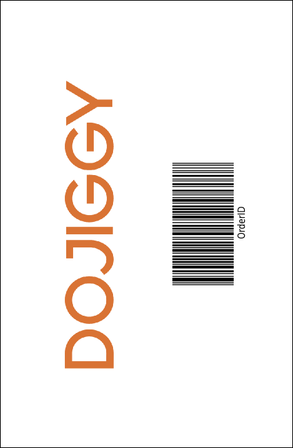 Cap and Gown Drink Ticket Logo Product Back