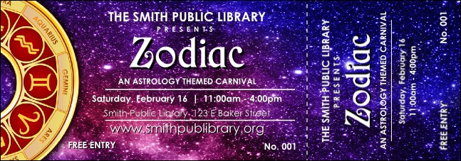 Astrology Event Ticket